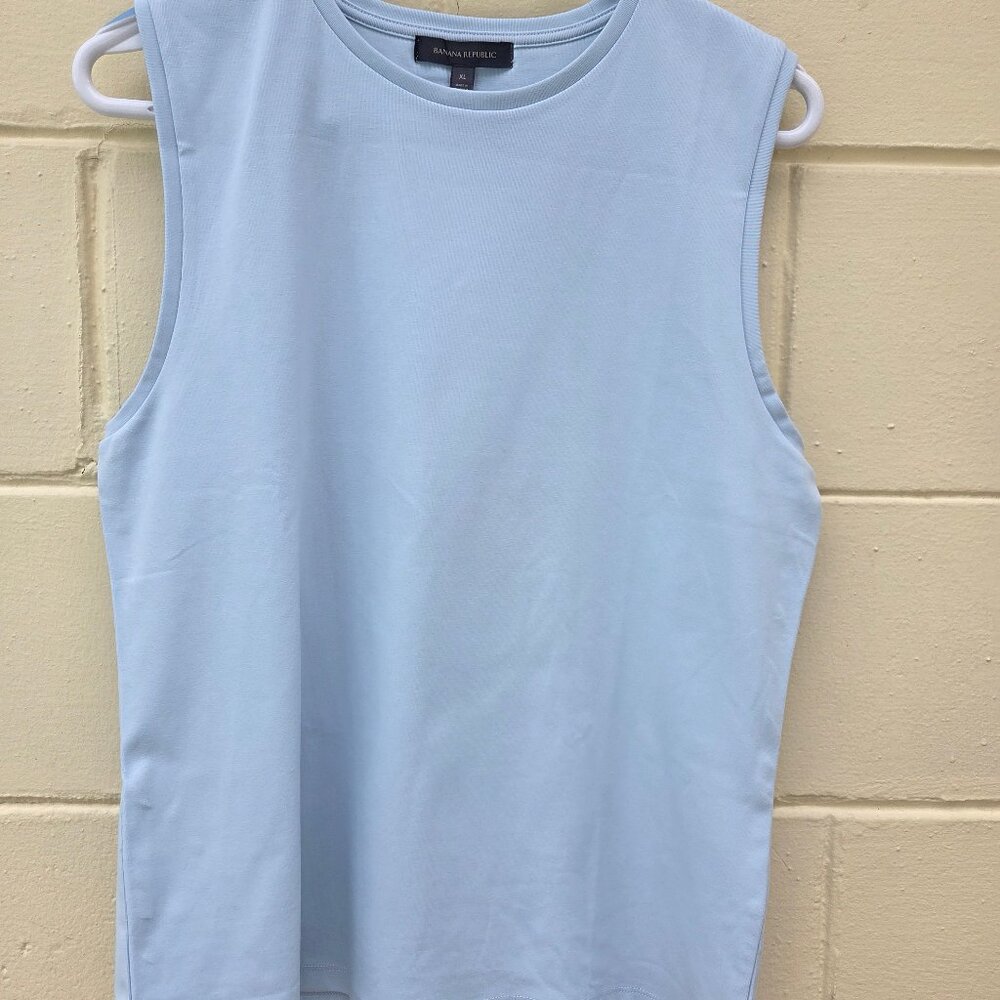 Banana Republic blue tank, NWT